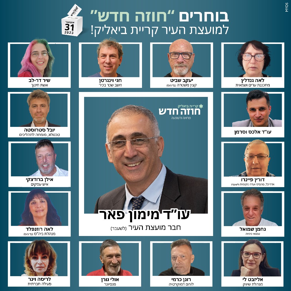 חוזה חדש — פרסומים לרשתות למועצת העיר קריית ביאליק חוזה חדש